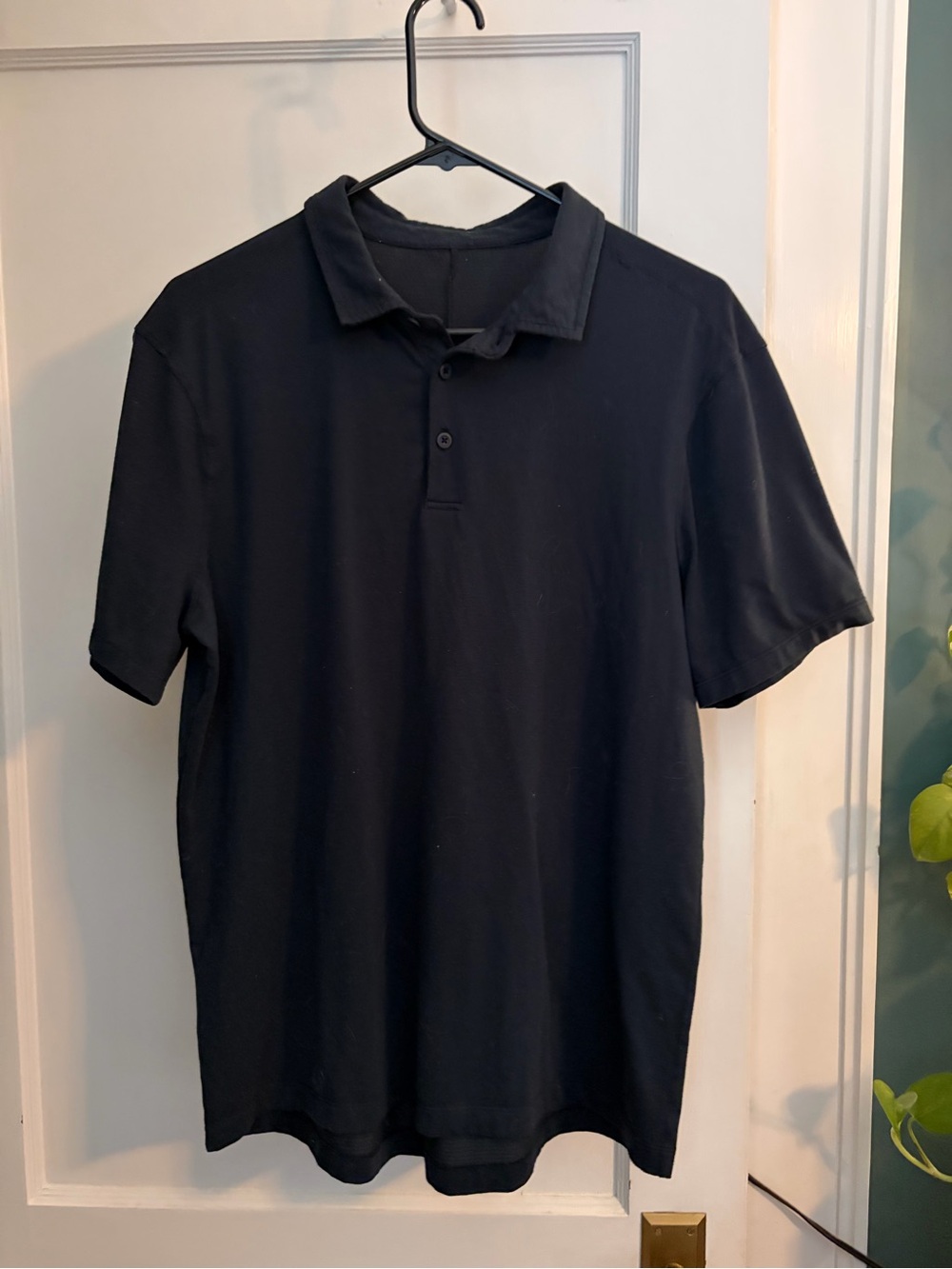 lululemon athletica Men’s Black Polo Shirt